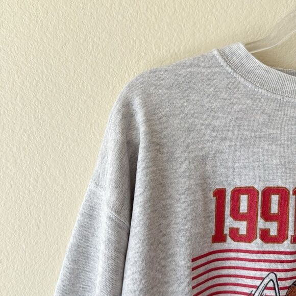 Vintage 1991 NCAA Tournament Ohio State Buckeyes Final Four Sweatshirt Crewneck - Picture 4 of 10